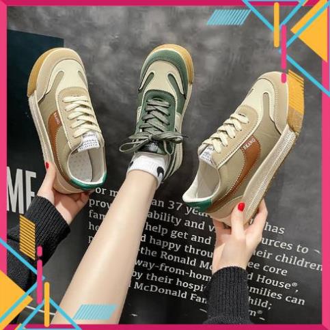 Giày thể thao thời trang cao cấp loại 1 chất xịn đế bằng mũi tròn chuẩn form siêu êm dành cho nữ 2023 mã 188