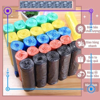 Túi đựng rác tự hủy 45*50cm - combo 5 cuộn (100 túi)