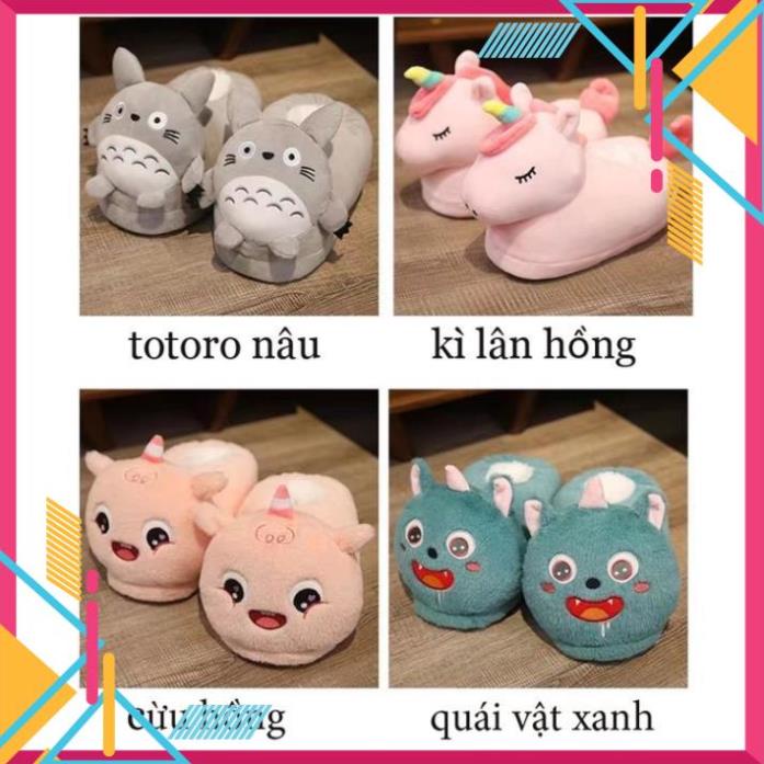 Dép Bông Đi Trong Nhà Mùa Đông Hình Chú Chuột  Dễ Thương Ấm Áp Chống Trượt 2022