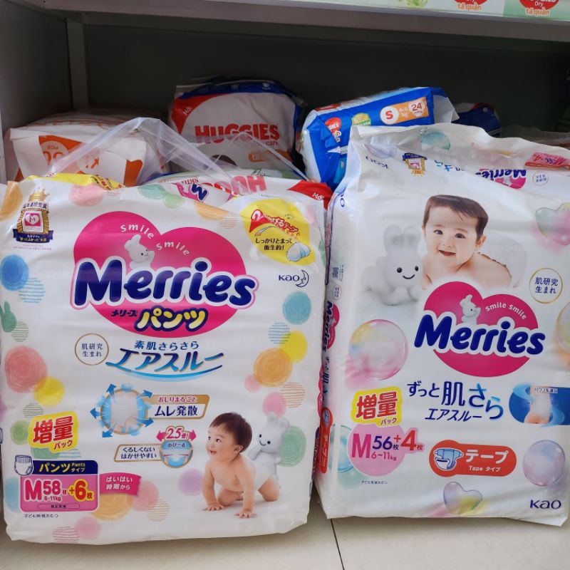 Bỉm Merries Nội Địa Nhật