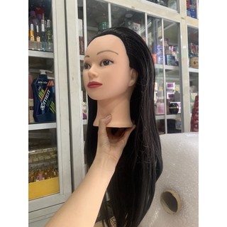 Đầu manocanh - đầu ken cắt tóc, tóc dài đẹp, đầu tóc giả học cắt tóc giá rẻ