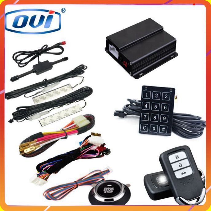 Bộ chìa khóa thông minh OVI START-STOP điều khiển từ xa dành cho ô tô Honda - Mã: OVI-EF012 - Hàng N