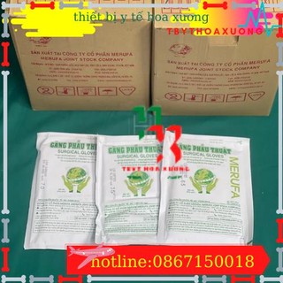 5 Đôi găng tay phẫu thuật đã tiệt trùng Merufa