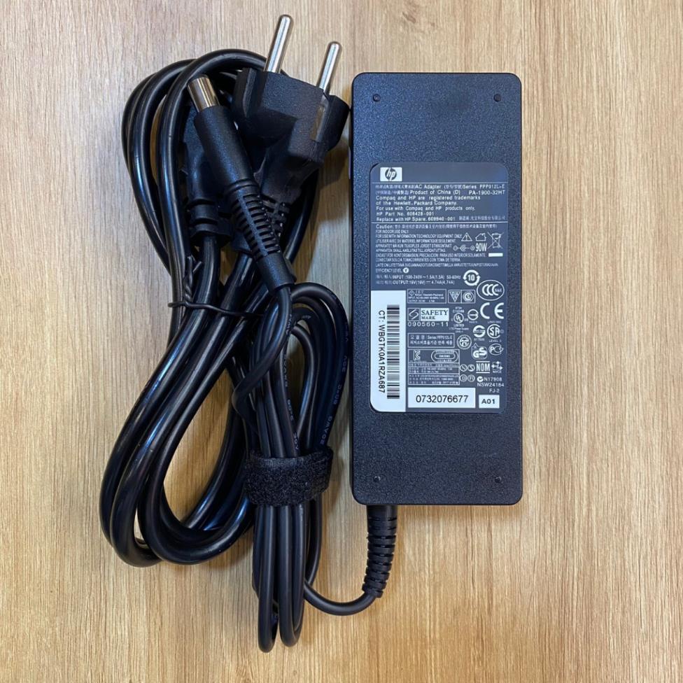Sạc Laptop HP 18.5v - 3.5a / 19v - 4.74a / 19.5v - 4.62a, 65w - 90w Zin cao cấp New 100% Bảo Hành 12 Tháng