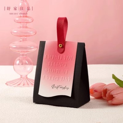Túi hộp quà kỷ niệm mini có quai xách Wish you happy moment Hy Hy Store