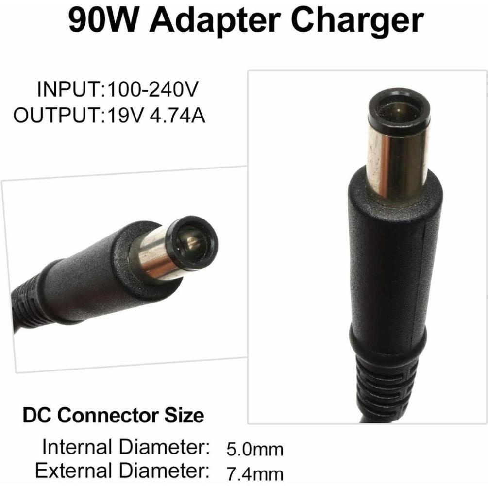 Sạc Laptop HP Probook elitebook 90w 19V 4.74A cho 4530S 8460P 8470P 8560P 8760P 9470M 9480 8470W 8540W Zin Mới 100%