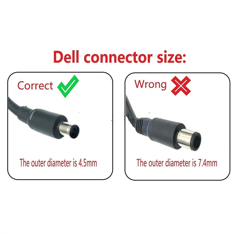 Sạc Laptop Dell 65W 19.5V 3.34A Đầu Kim Nhỏ Dùng Cho Inspiron 13 14 15,3000 5000 7000 3451 3458 5558 5559 7778 Zin New