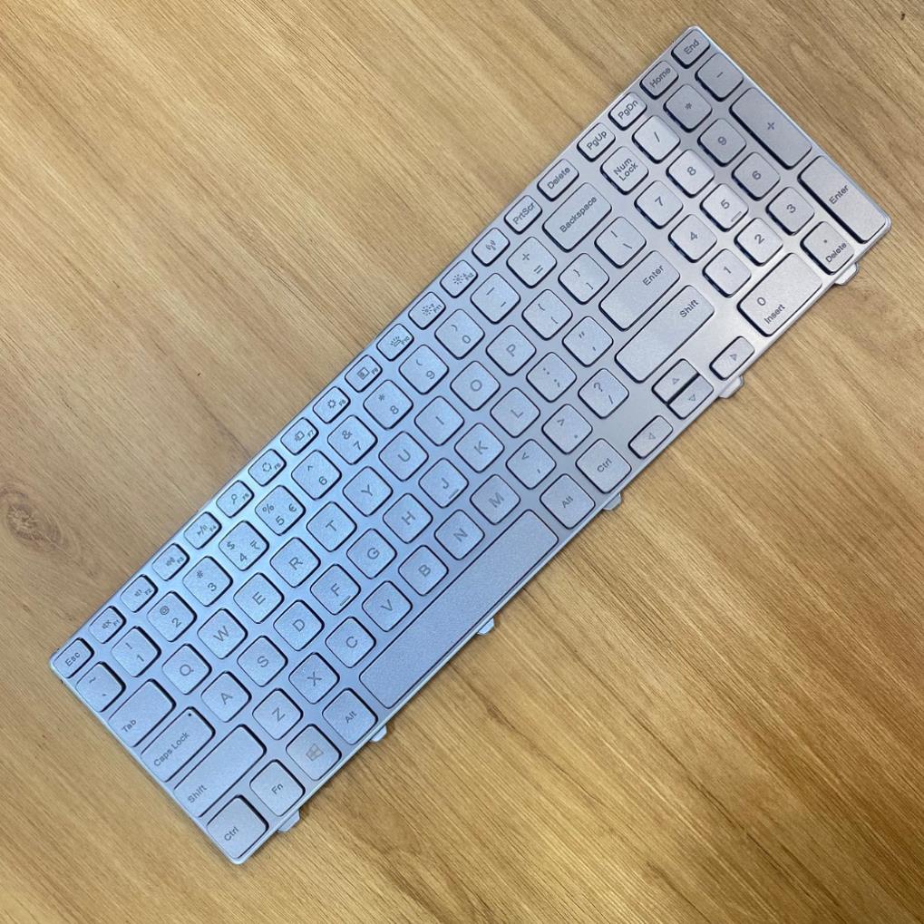 Bàn Phím Laptop Dell Inspiron 15 7000 7537 Bạc Zin Có Đèn Led Mới 100%