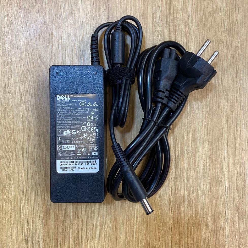Sạc Laptop Dell 19.5V- 4.62A 90W / 19.5V- 3.34A 65W LOẠI TỐT - Sạc dell chân to / chân nhỏ - sạc máy tính dell