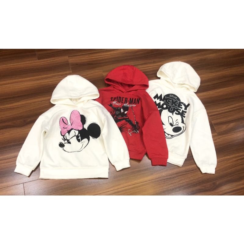 Áo hoodie nỉ bông nhiều màu, nhiều mẫu dành cho bé trai và bé gái size từ 2 đến 14y