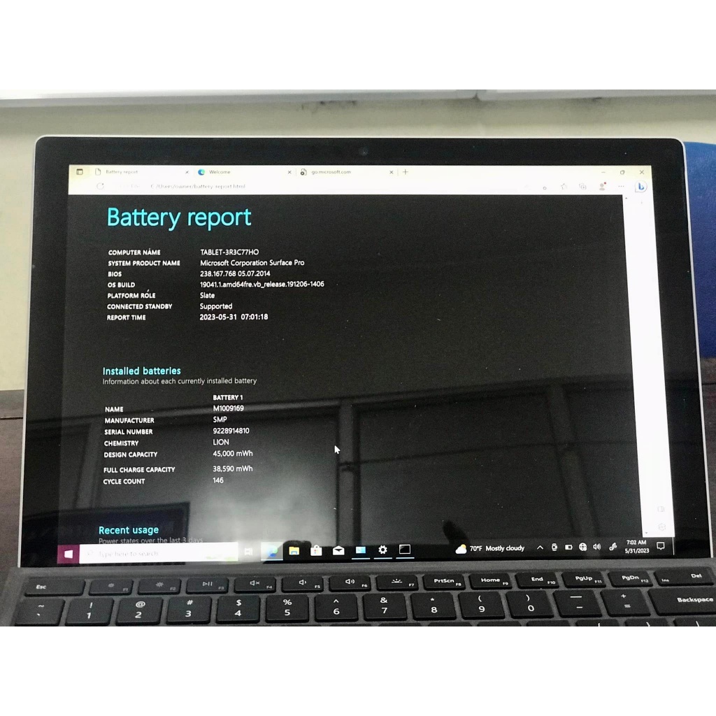 Microsoft Surface Pro 5 | Core i5/ RAM 8GB/256GB/12.3" độ phân giải 2.2k siêu nét