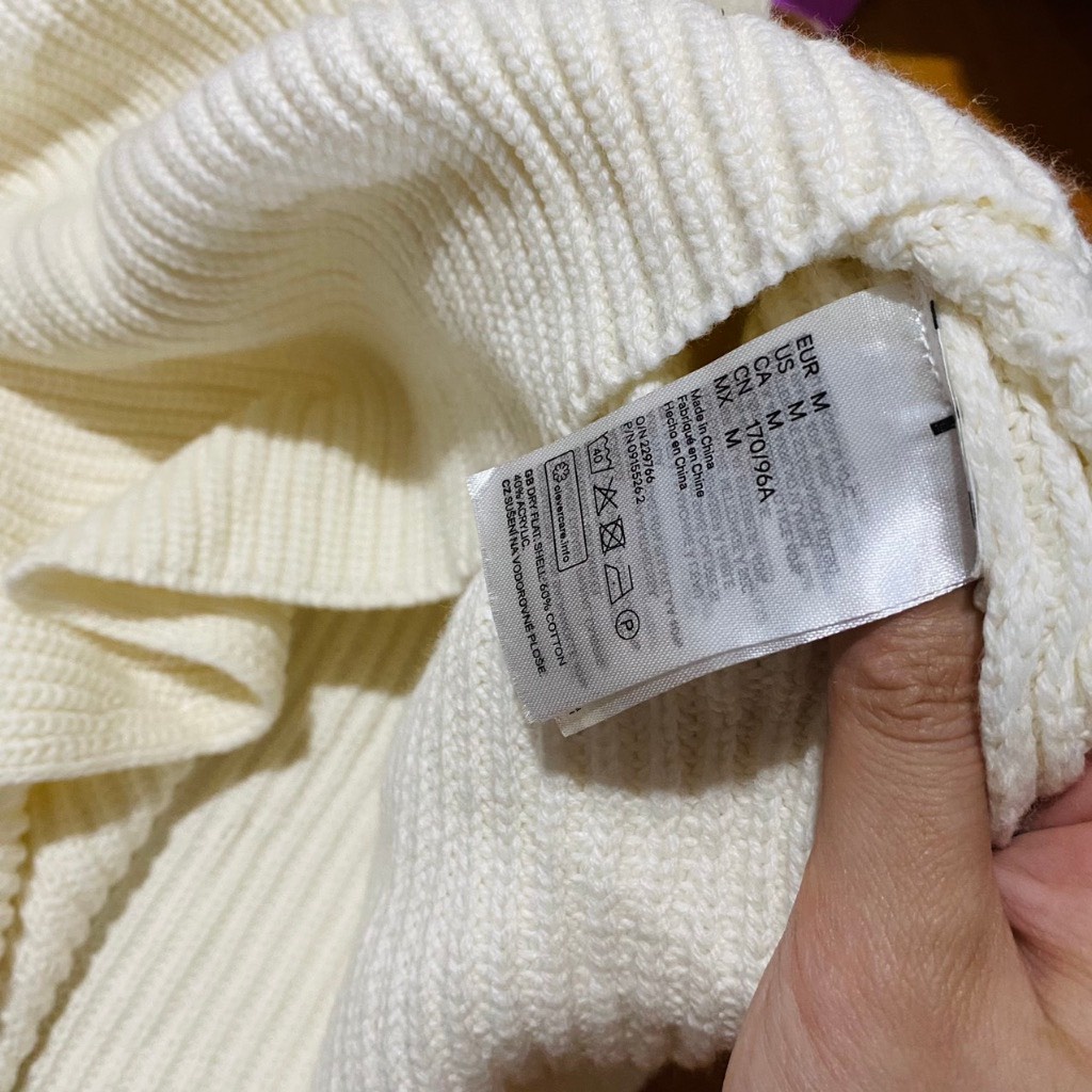 Áo len nữ Gile H.M xuất dư xịn dáng oversize