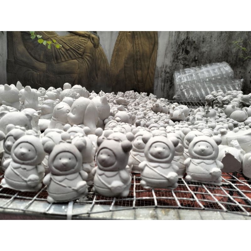 Tượng thạch cao mini 3_7 cm mẫu hót tren