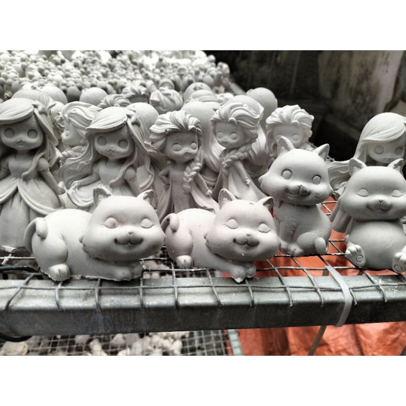 Tượng thạch cao mini 3_7 cm mẫu hót tren