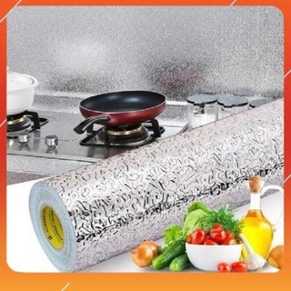 Cuộn Giấy Bạc Dán Bếp Tráng Nhôm Bền Màu, Chống Thấm Nước, Chống Dầu mỡ, Chịu Nhiệt Độ Cao