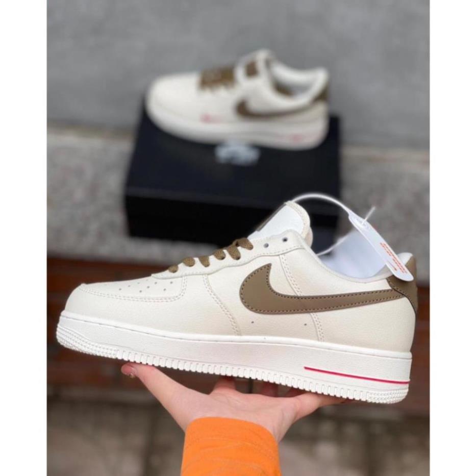 Giày Thể Thao AF1 Hottrend - Giày Sneaker Air Force 1 Vệt nâu Nam Nữ Thời Trang bán chạy