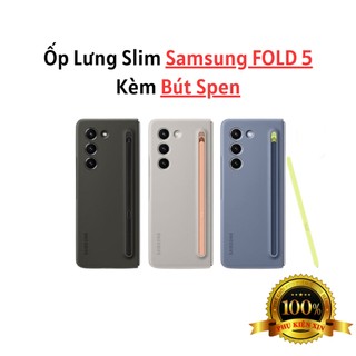 Ốp Lưng Slim Samsung Galaxy Fold 5 Chính Hãng Kèm Bút Spen Nobox (Hàng mới ko hộp)