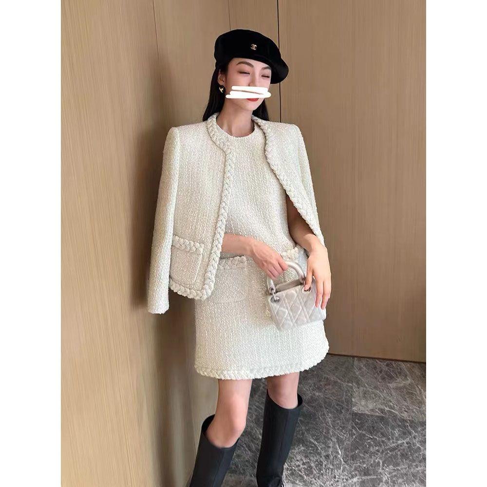 Bộ Áo Khoác + Chân Váy Thời Trang Mùa Thu 2023 Phong Cách Mới