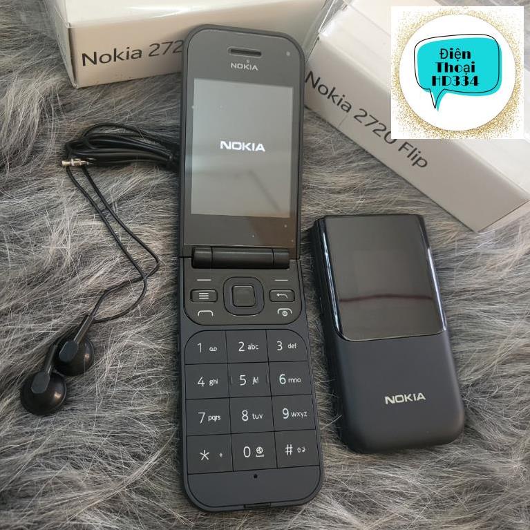 Điện thoại giá rẻ nokia 2720 Flip sóng 4G chính hãng 2 sim. BẢO HÀNH 1 ĐỔI 1 TRONG 2 THÁNG