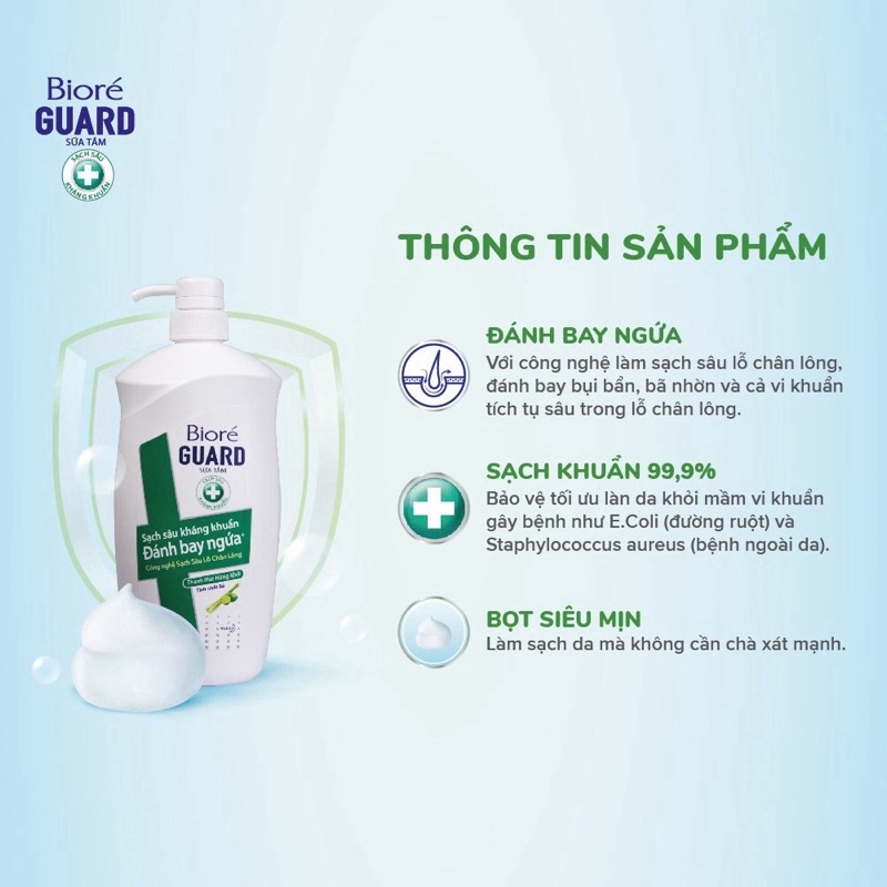 Sữa Tắm Biore 800g các loại- Mát Lạnh- Dịu Nhẹ- Thanh Mát- Năng Động