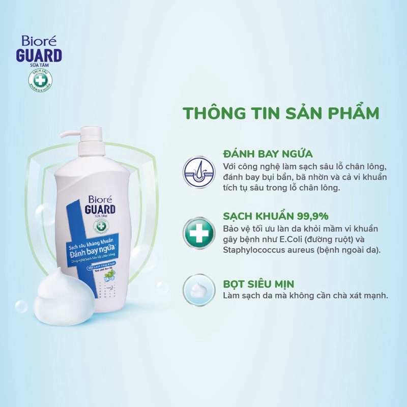 Sữa Tắm Biore 800g các loại- Mát Lạnh- Dịu Nhẹ- Thanh Mát- Năng Động