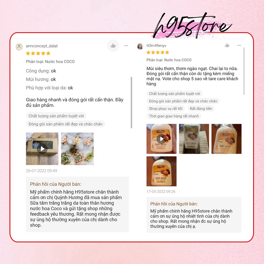 Sữa tắm trắng da toàn thân dưỡng ẩm thơm lâu hương nước hoa COCO RIVERSA