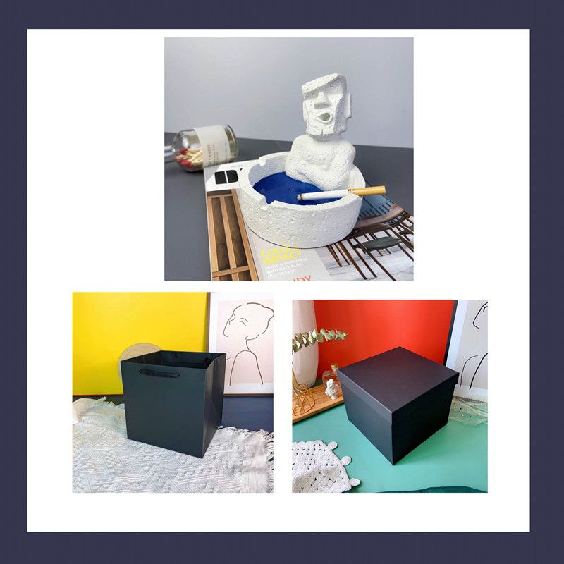 Gạt Tàn Thuốc Bằng Đá Thiết Kế Sáng Tạo Dùng Cho Phòng Khách / Trường Học