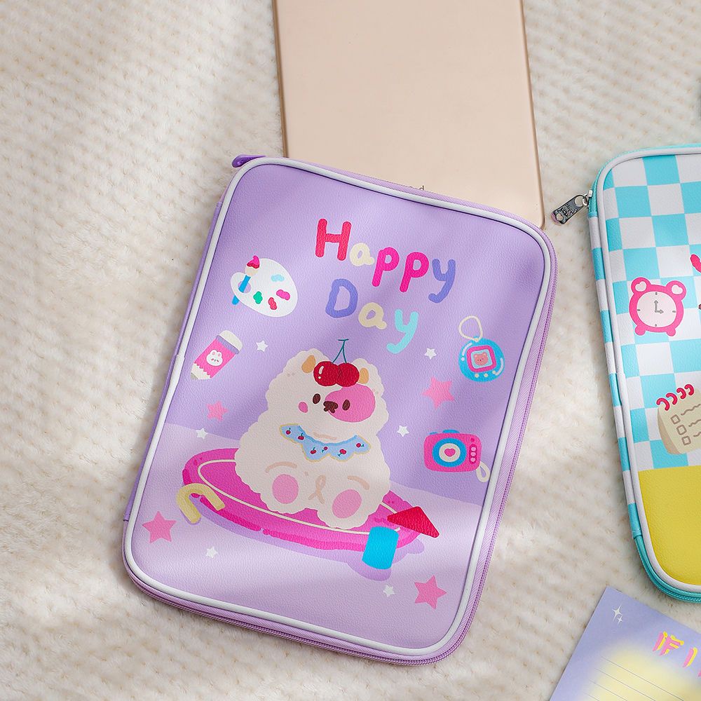 Túi Đựng Máy Tính Bảng Bằng pu Họa Tiết Hoạt Hình Dễ Thương Cho ipad 11 inch 2022 Ốp