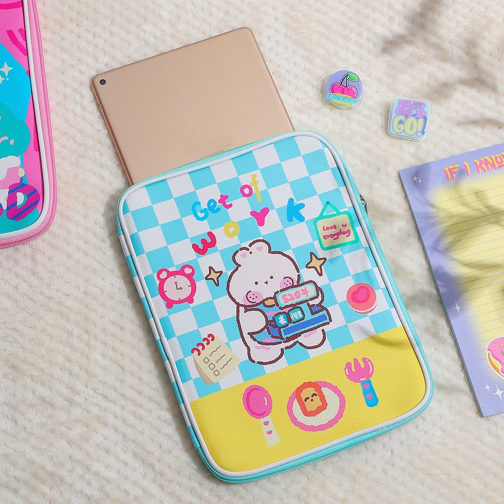 Túi Đựng Máy Tính Bảng Bằng pu Họa Tiết Hoạt Hình Dễ Thương Cho ipad 11 inch 2022 Ốp