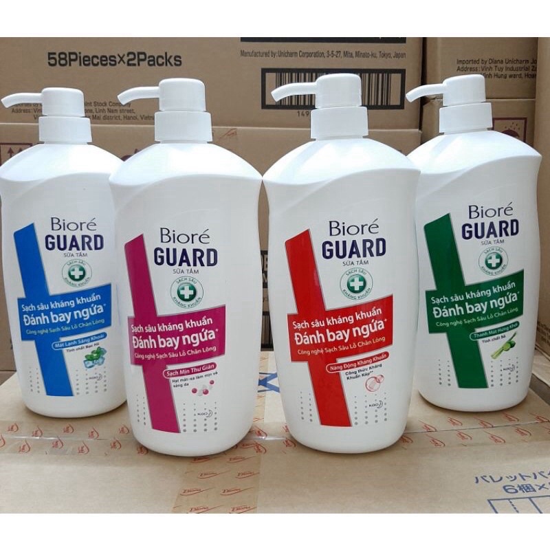 Sữa Tắm Biore 800g các loại- Mát Lạnh- Dịu Nhẹ- Thanh Mát- Năng Động