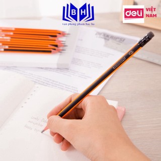 Bút chì 2B kèm tẩy Deli - E37013/ E37015/ E37000 ( 37013 - 37015 - 37000 )