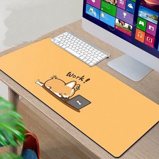 Pad chuột lớn tấm lót chuột máy tính chó corgi chất cute văn phòng chơi game fps pubg genshin chống trượt cỡ lớn