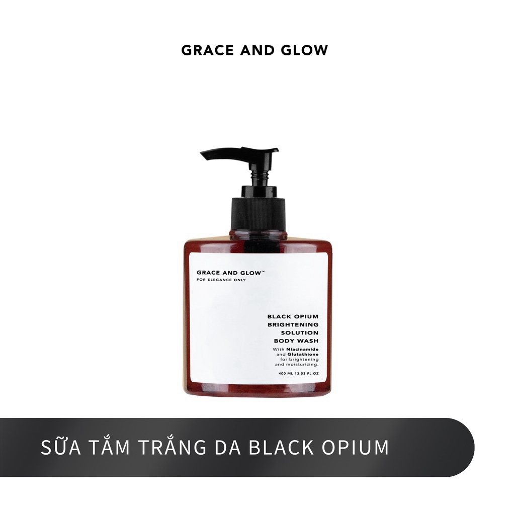 Sữa tắm trắng da dưỡng ẩm tẩy da chết GRACE AND GLOW Body Wash 400ml