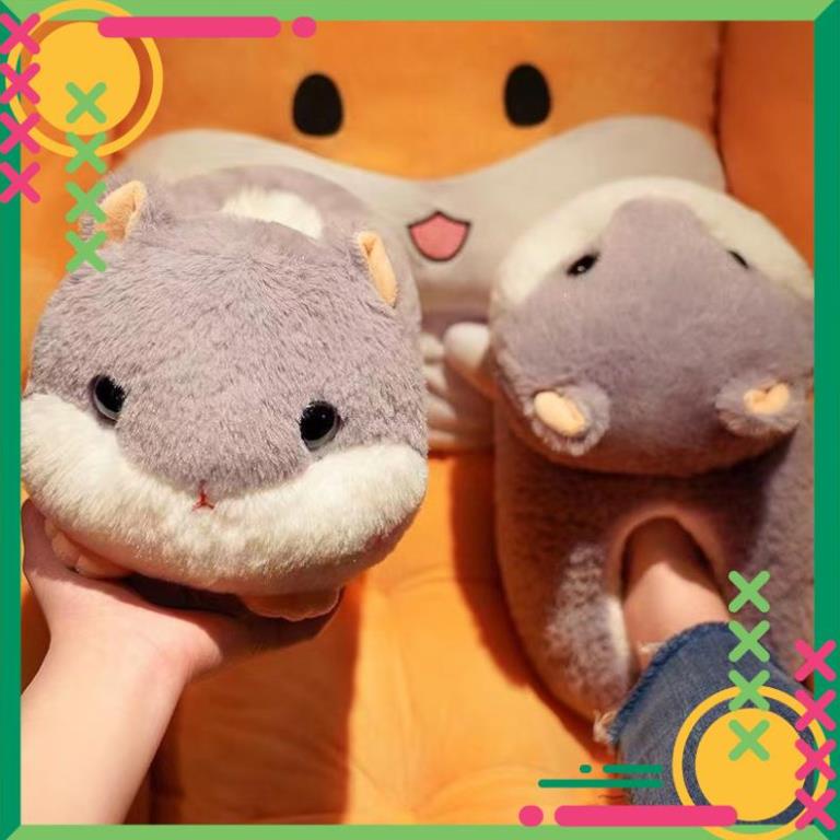 Dép Bông Đi Trong Nhà Mùa Đông Hình Chú Chuột  Dễ Thương Ấm Áp Chống Trượt 2022