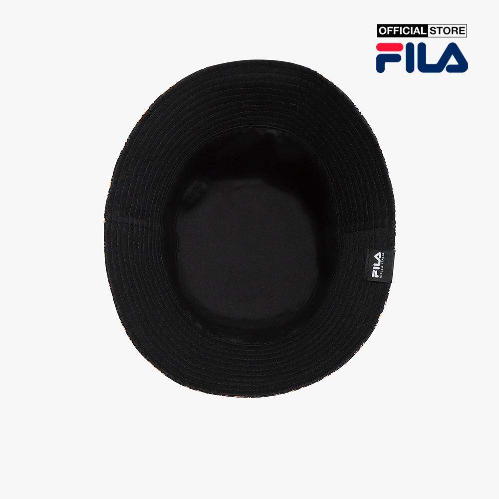 FILA - Nón bucket unisex thời trang Monogram FS3CPF5342X-BLK