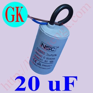 Tụ 20uF 400V thương hiệu NSC [G7-T4-04]