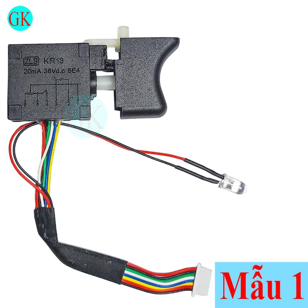 Công tắc máy khoan pin không chổi than có đảo chiều mẫu 1 [K