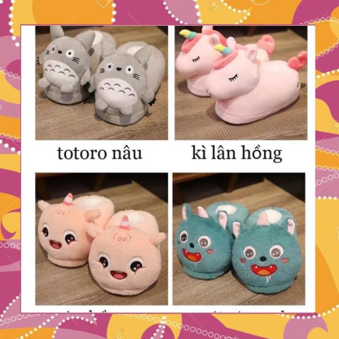 Dép Bông Đi Trong Nhà Mùa Đông Hình Chú Chuột  Dễ Thương Ấm Áp Chống Trượt 2022