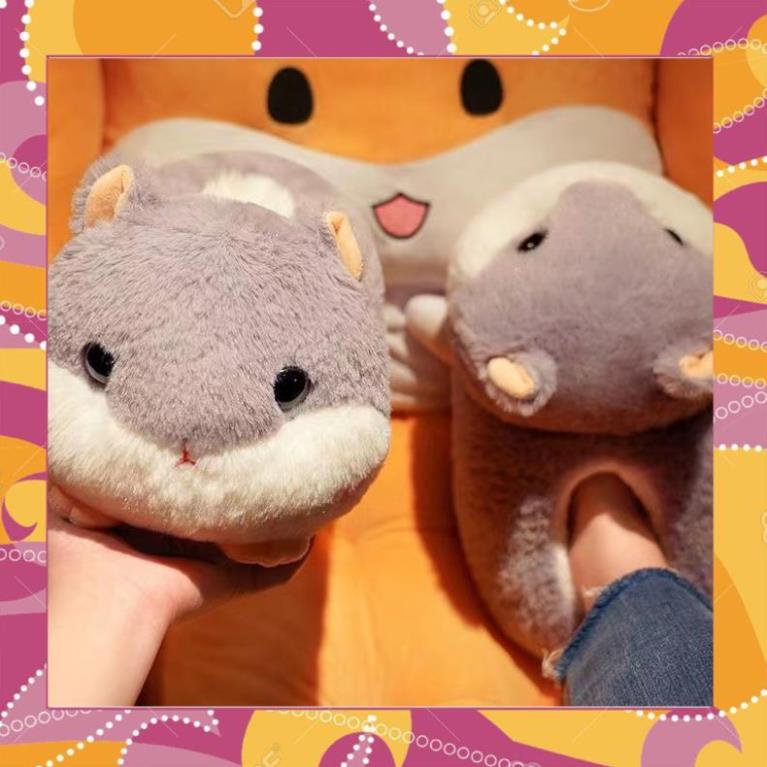 Dép Bông Đi Trong Nhà Mùa Đông Hình Chú Chuột  Dễ Thương Ấm Áp Chống Trượt 2022