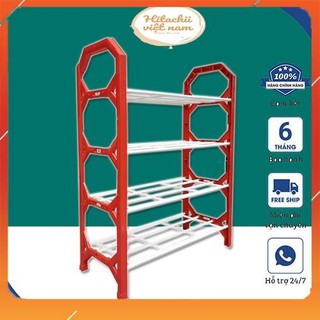 Kệ giày nhựa - Kệ để giày 4 tầng mini bằng nhựa lắp ghép
