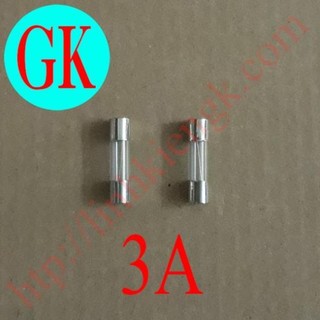 Cầu chì 3A dạng ống 5x20 thủy tinh