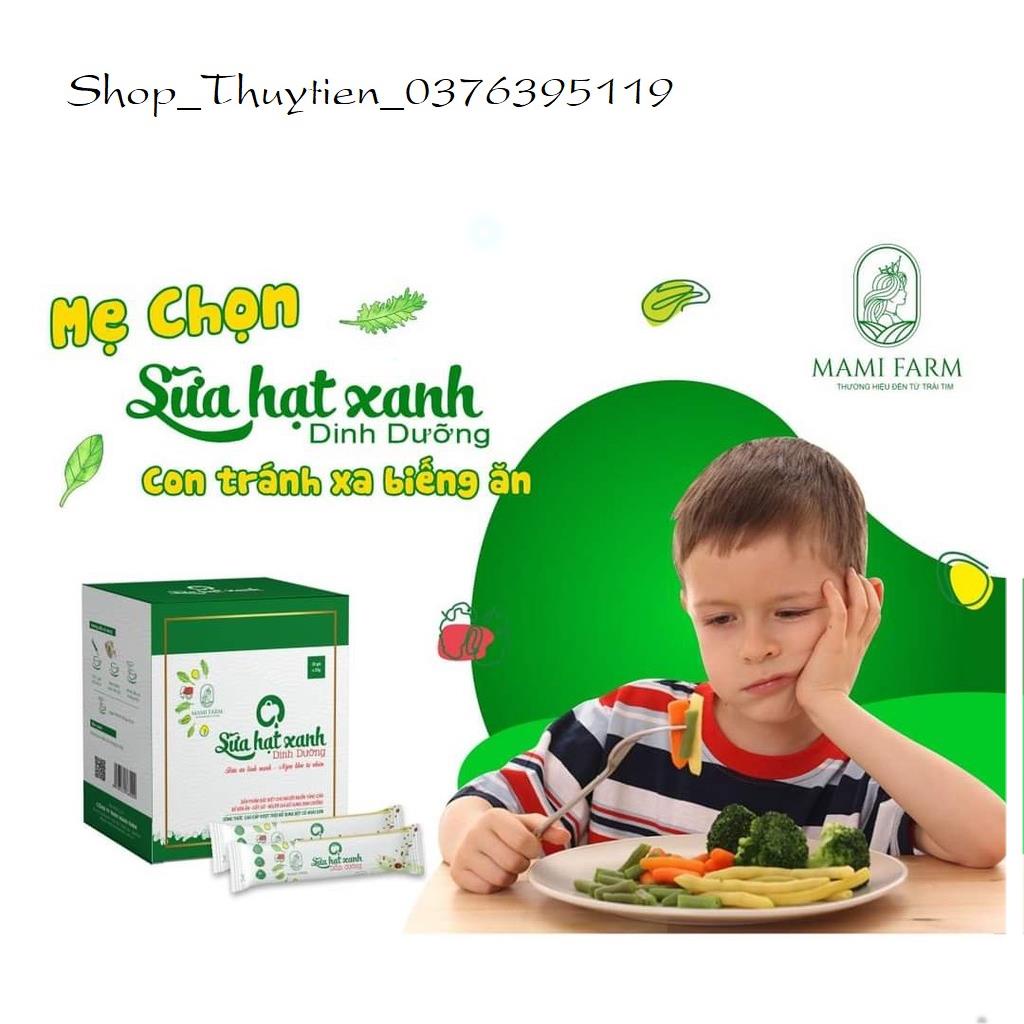 Sữa hạt xanh MAMI FARM_Giúp tăng cân giảm táo bón
