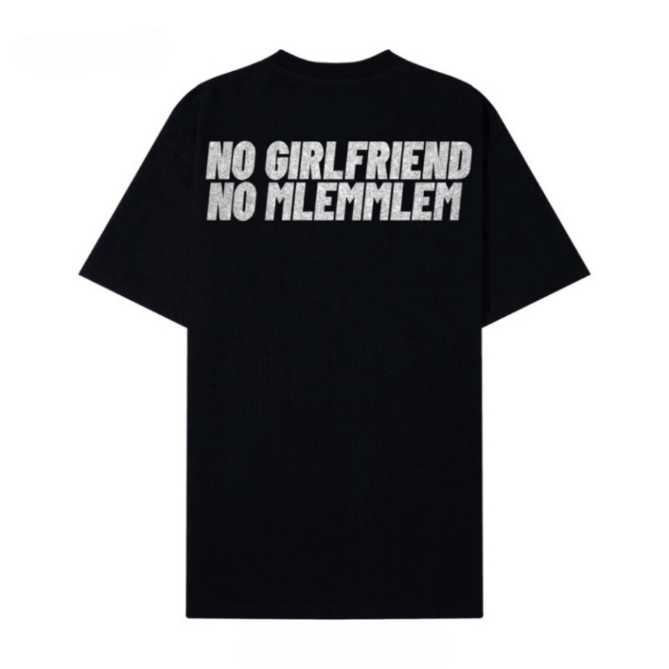 Áo Thun Local Brand “No Girlfriend No Mlemmlem”, Áo Phông Unisex 100% Cotton 2 chiều Basic Tee