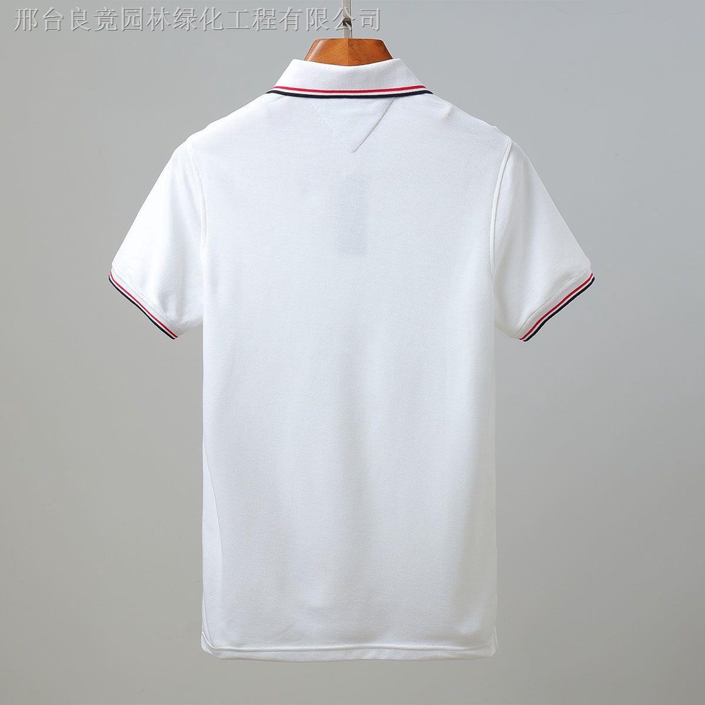 Áo polo cotton Tay Ngắn Màu Trơn Thời Trang Mùa Hè 2023 tommy 2023 Cho Nam