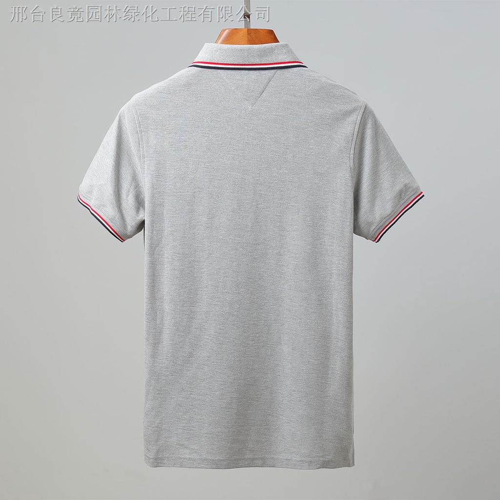 Áo polo cotton Tay Ngắn Màu Trơn Thời Trang Mùa Hè 2023 tommy 2023 Cho Nam