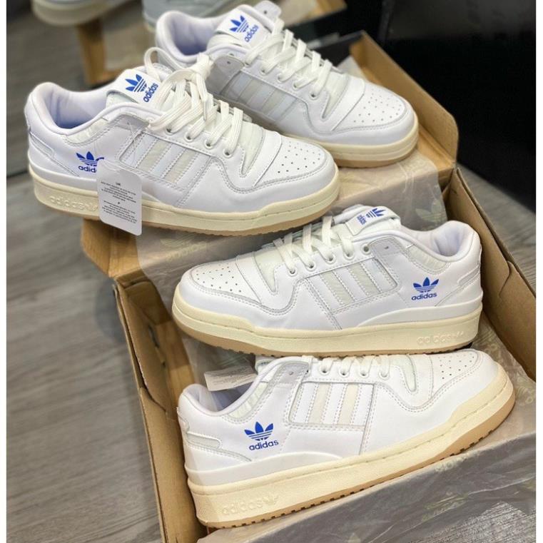 GIÀY ADIDAS FORUM 84 CLOW WHITE TRẮNG KEM  ĐẾ NÂU BẢN CAO CẤP NAM NỮ FULL BOX BILL