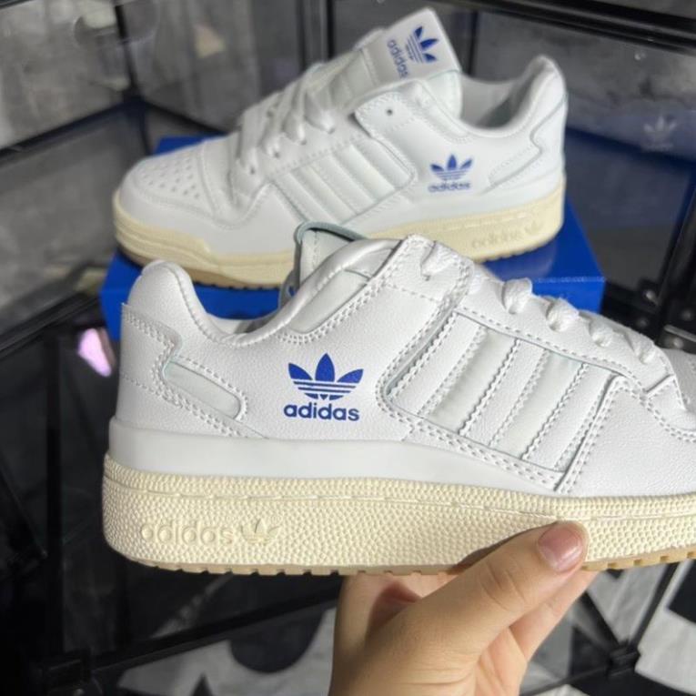 GIÀY ADIDAS FORUM 84 CLOW WHITE TRẮNG KEM  ĐẾ NÂU BẢN CAO CẤP NAM NỮ FULL BOX BILL
