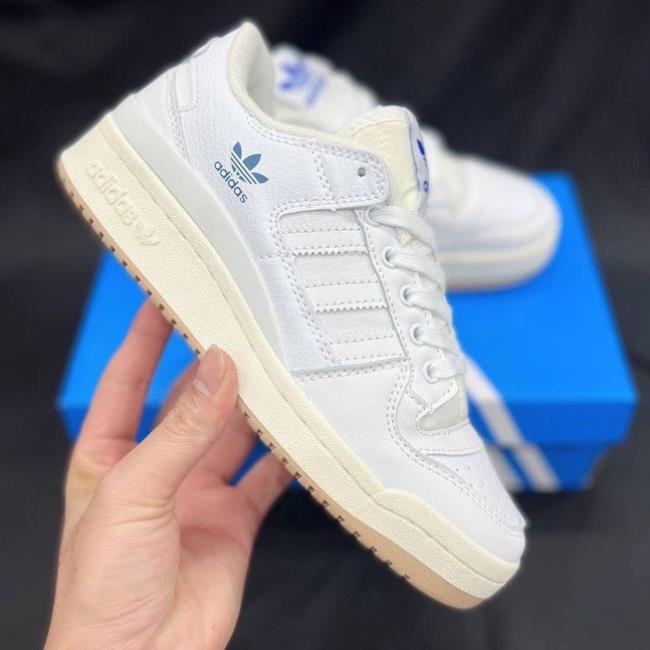 GIÀY ADIDAS FORUM 84 CLOW WHITE TRẮNG KEM  ĐẾ NÂU BẢN CAO CẤP NAM NỮ FULL BOX BILL