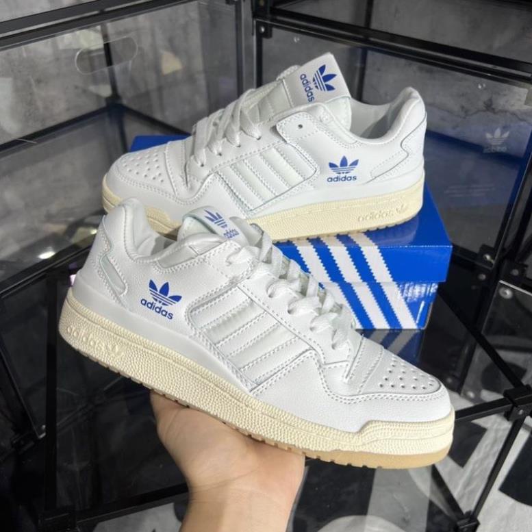 GIÀY ADIDAS FORUM 84 CLOW WHITE TRẮNG KEM  ĐẾ NÂU BẢN CAO CẤP NAM NỮ FULL BOX BILL