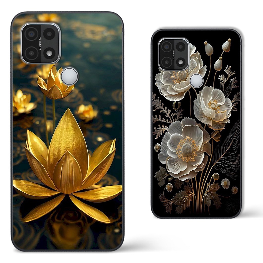Ốp Oppo A15 / A15s in hình hoa sen hướng phật